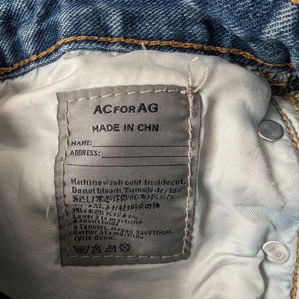 Alexander Wang Distressed Denim Cut Off Jean Shorts - Picture 4 of 10